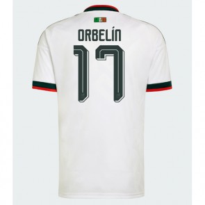 Mexiko Orbelin Pineda #17 Replika Bortatröja VM 2026 Kortärmad